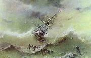 Ivan Aivazovsky Storm oil on canvas